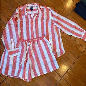 GAP Red and White Striped  Set